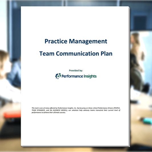 Practice Management Team Communication Plan